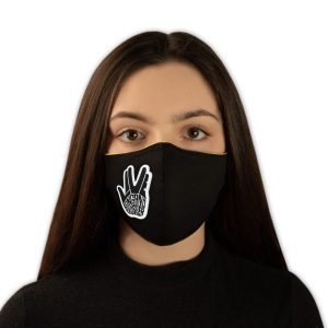 5 Ply Anti Dust Disposable Black Kn95 Face Mask With Mass Stock