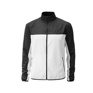 Men's Soccer Jacket Warmup Black Custom Logo Soccer Sports Jackets
