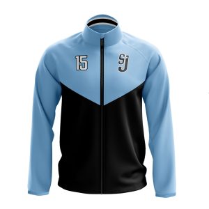 Men Unisex Blank Jacket Custom Basketball Warmup Jacket