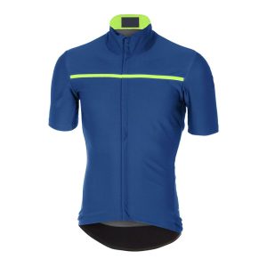 Wholesale Short Sleeve Plus Size Blue Women Cycling Jersey Set